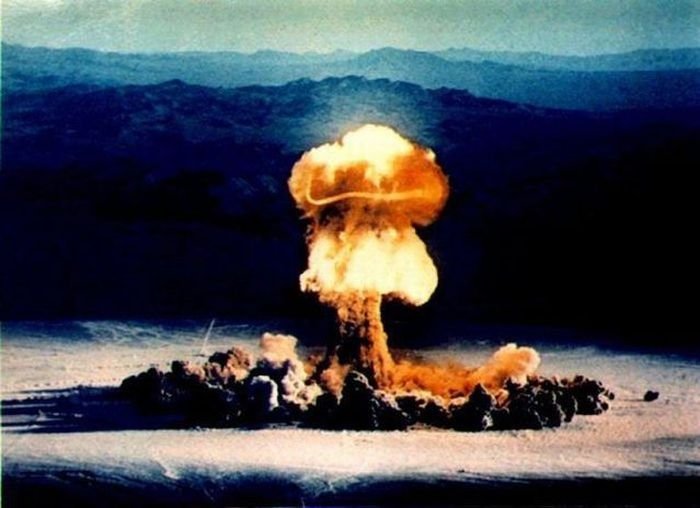 photo of nuclear explosion