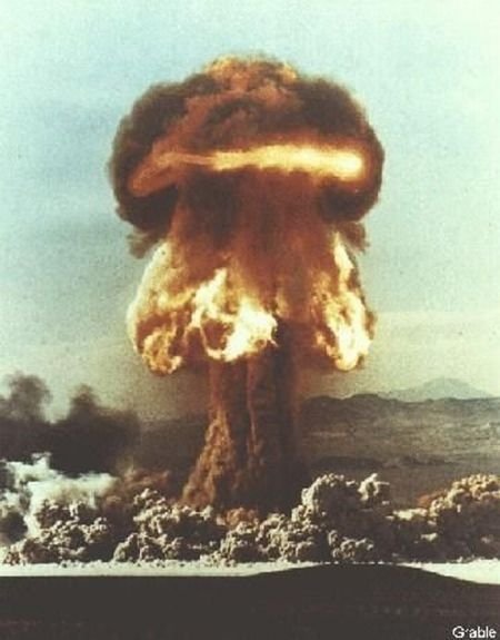 photo of nuclear explosion