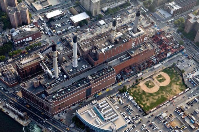 Bird's-eye view of New York City, United States