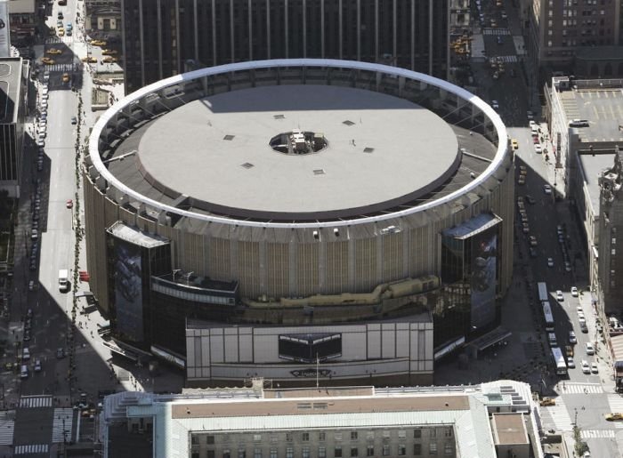 Bird's-eye view of New York City, United States