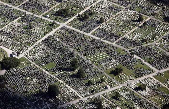 Bird's-eye view of New York City, United States