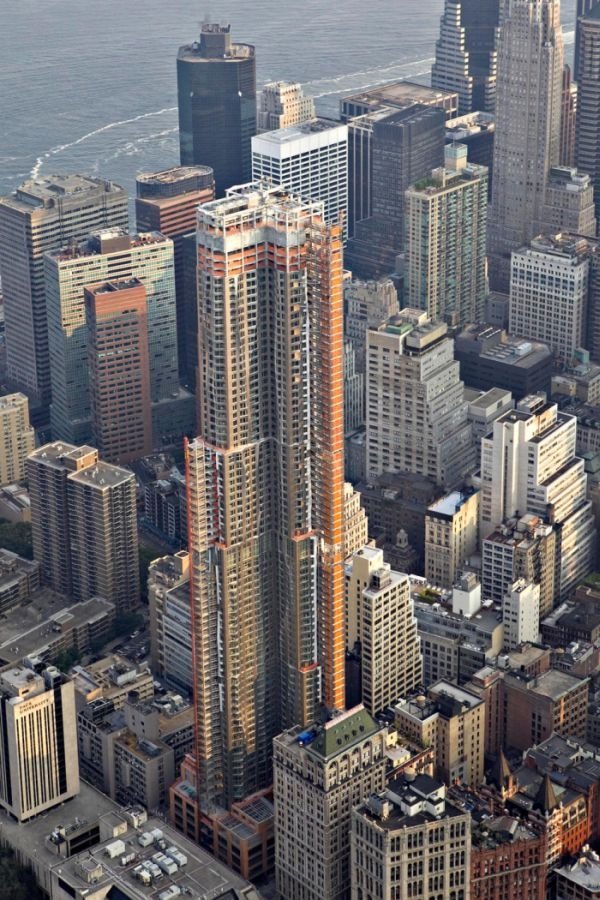 Bird's-eye view of New York City, United States