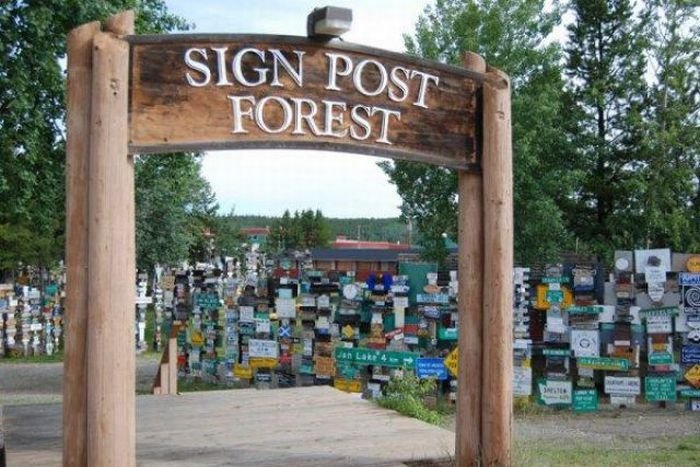 Sign Post Forrest, Watson Lake, Yukon, Alaska, United States