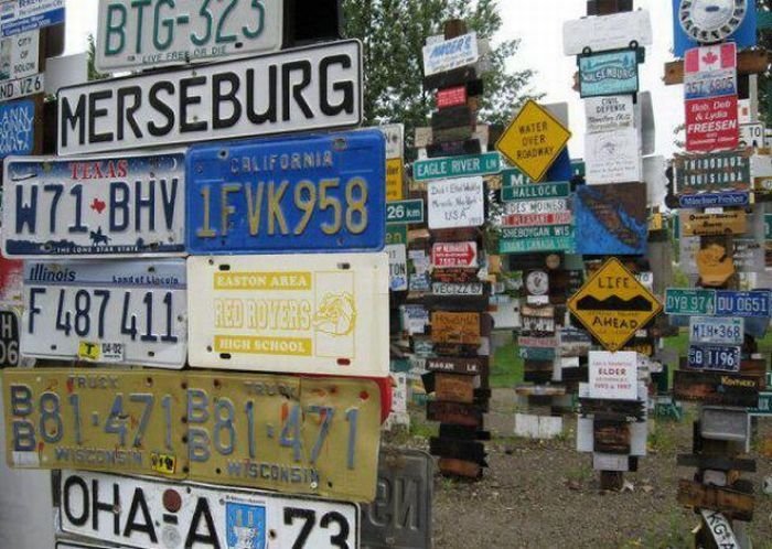 Sign Post Forrest, Watson Lake, Yukon, Alaska, United States