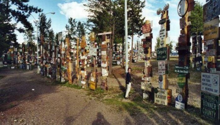 Sign Post Forrest, Watson Lake, Yukon, Alaska, United States