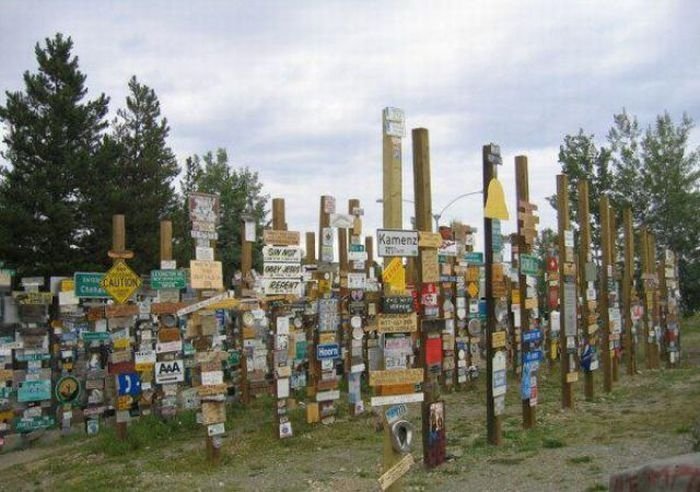 Sign Post Forrest, Watson Lake, Yukon, Alaska, United States