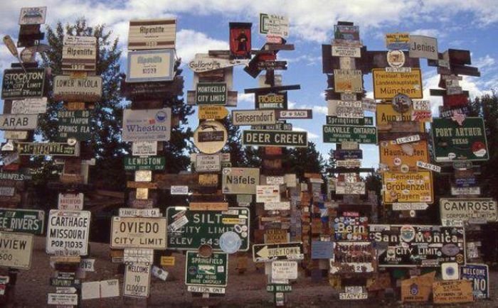 Sign Post Forrest, Watson Lake, Yukon, Alaska, United States