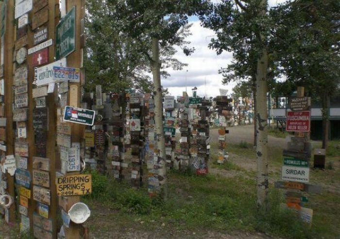 Sign Post Forrest, Watson Lake, Yukon, Alaska, United States