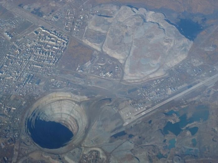 aerial view of airport runway