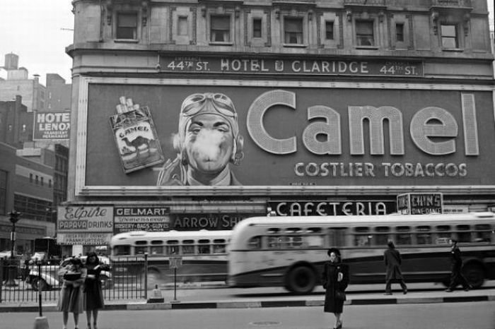 History: Black and white photos of New York City, United States