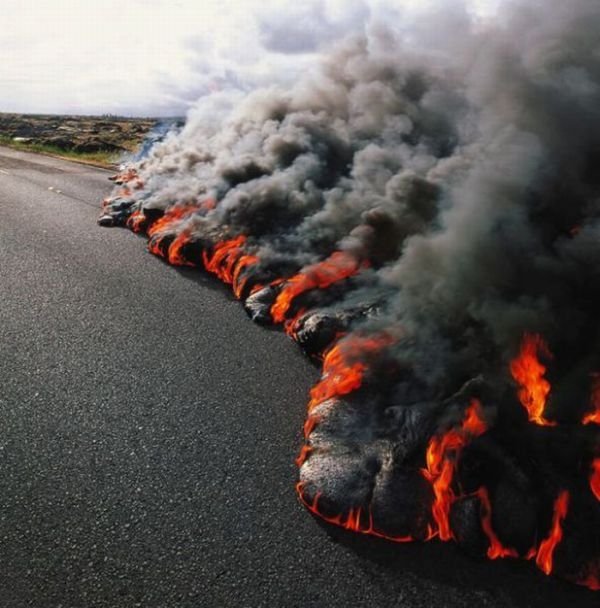 Kilauea volcano. Hawaiian Islands, United States