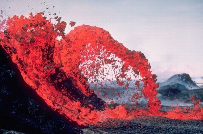 Kilauea volcano. Hawaiian Islands, United States