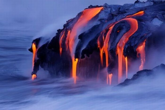 Kilauea volcano. Hawaiian Islands, United States