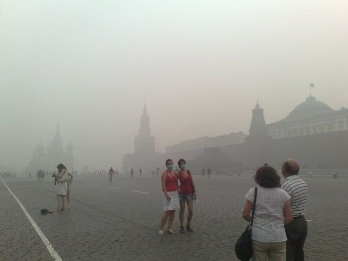 Fire health threat at new high in Moscow, Russia