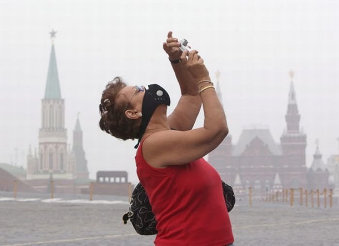 Fire health threat at new high in Moscow, Russia