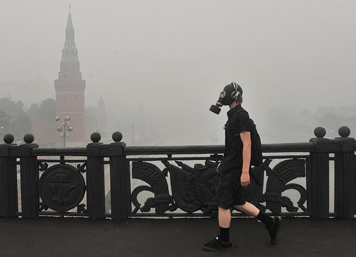 Fire health threat at new high in Moscow, Russia