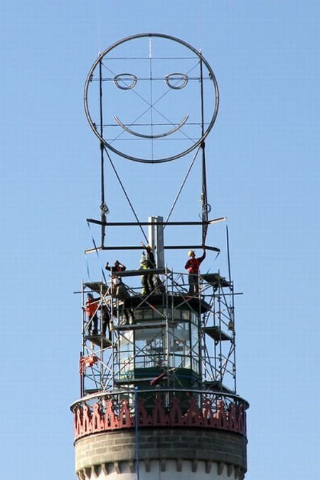 Smiling lighthouse, Lindau, Germany