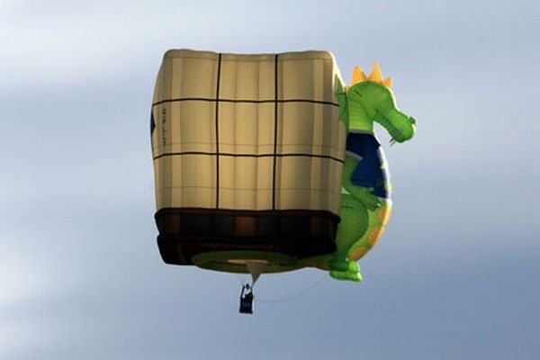 World's first glass-bottomed air balloon by Christian Brown