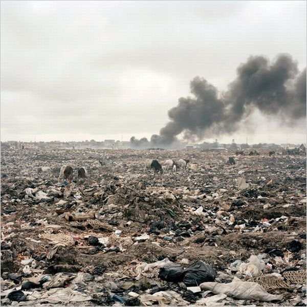 Graveyard for dead computers, Agbogbloshie, Accra, Ghana