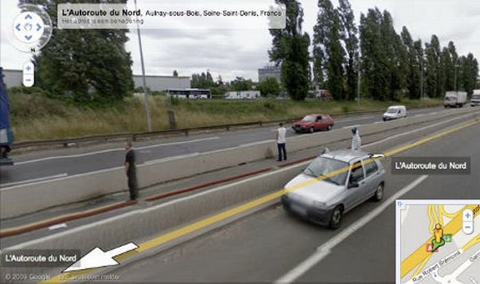 google street view photo bombs