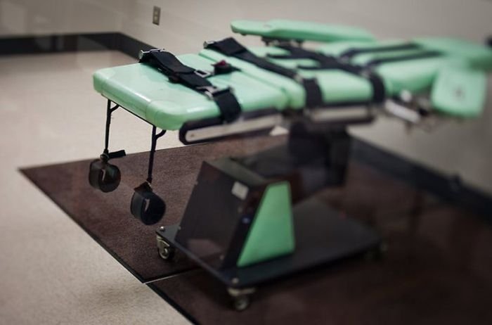 Lethal injection chamber, San Quentin State Prison, California, United States