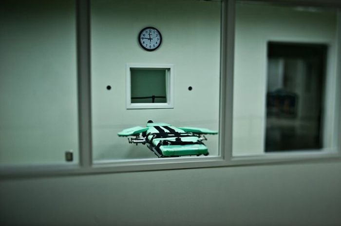 Lethal injection chamber, San Quentin State Prison, California, United States