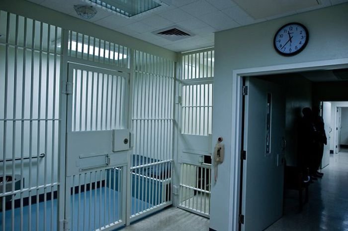 Lethal injection chamber, San Quentin State Prison, California, United States