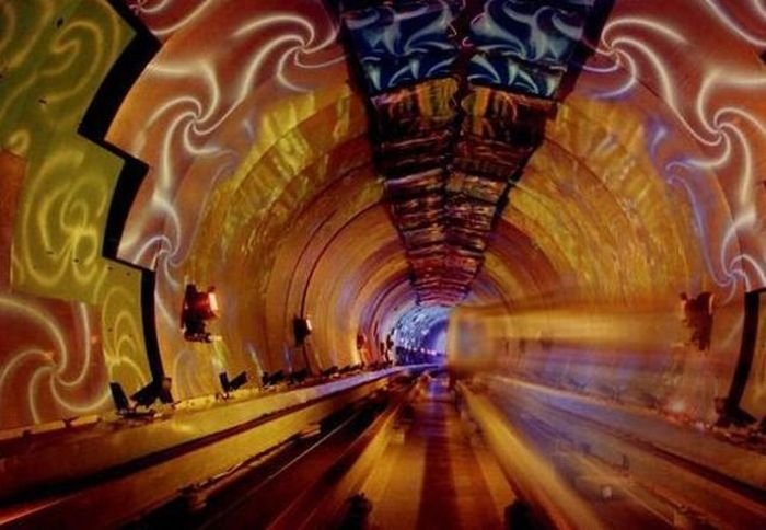 The Bund tunnel, Shanghai, China