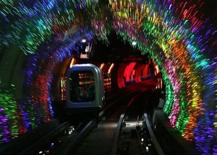 The Bund tunnel, Shanghai, China