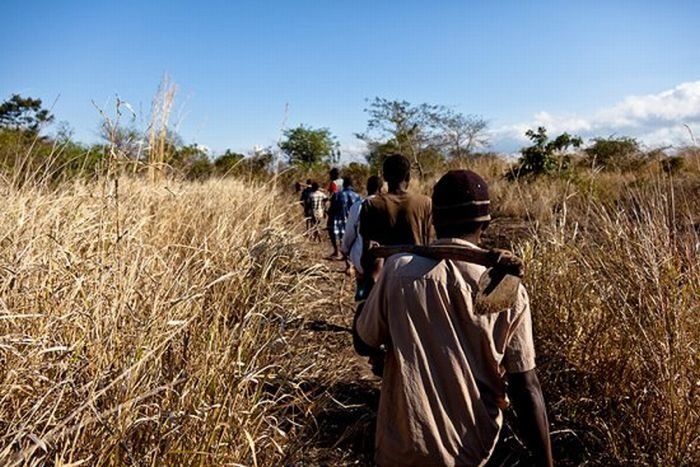 Rat catchers, Madamba, Mozambique