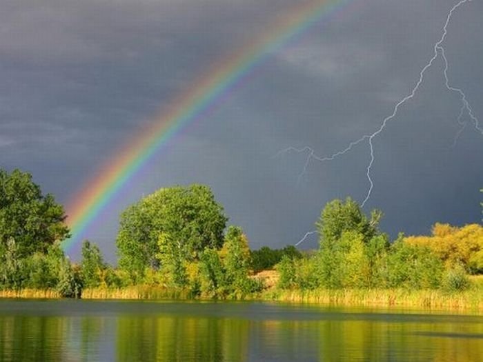 spectrum of rainbow light