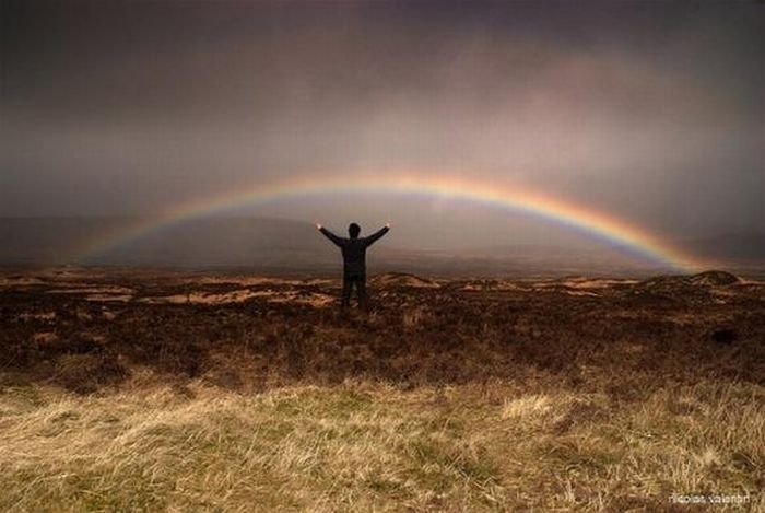 spectrum of rainbow light