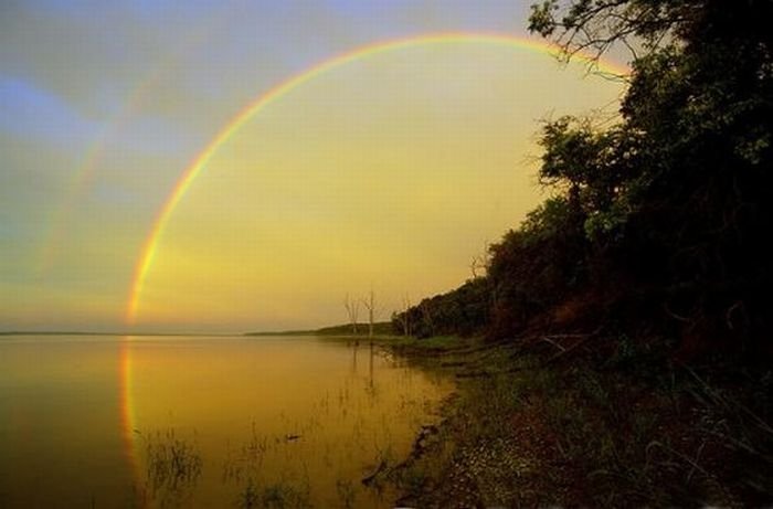 spectrum of rainbow light