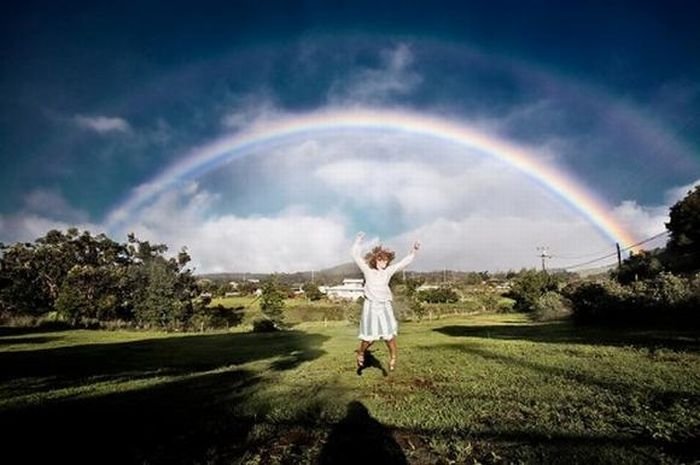 spectrum of rainbow light