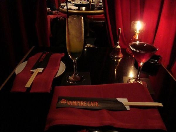 Vampire cafe, Ginza, Tokyo, Japan