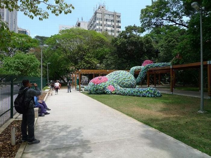 Fat Monkey statue, Sao Paulo, Brazil