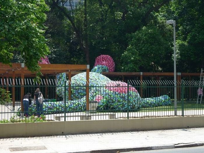 Fat Monkey statue, Sao Paulo, Brazil