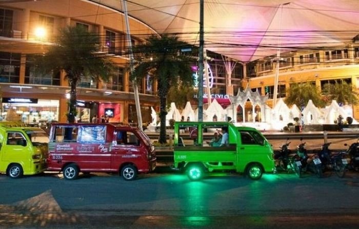 Red light district in Patong, Thailand