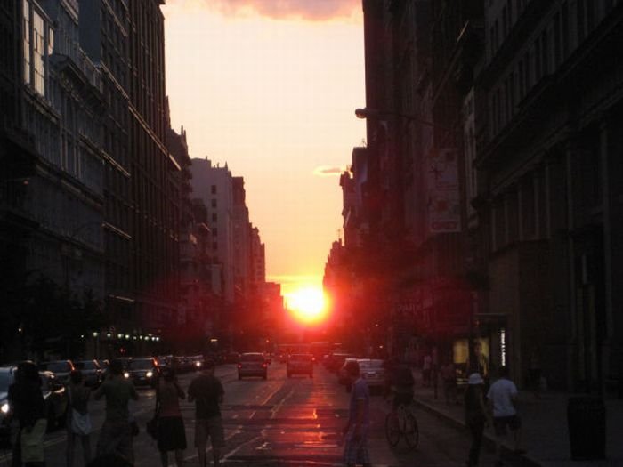 Manhattanhenge, Manhattan Solstice, New York City, United States