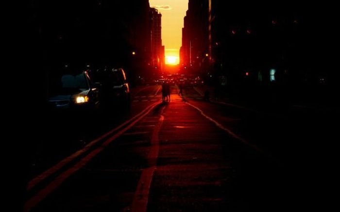 Manhattanhenge, Manhattan Solstice, New York City, United States