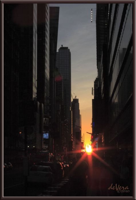 Manhattanhenge, Manhattan Solstice, New York City, United States