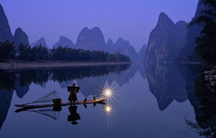 Lake landscape, China