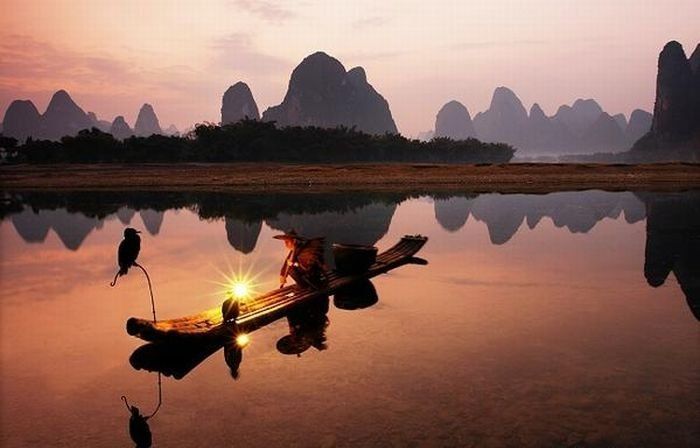 Lake landscape, China