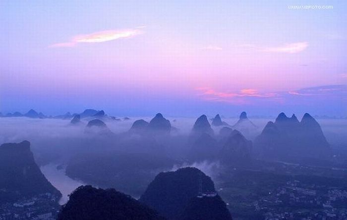 Lake landscape, China