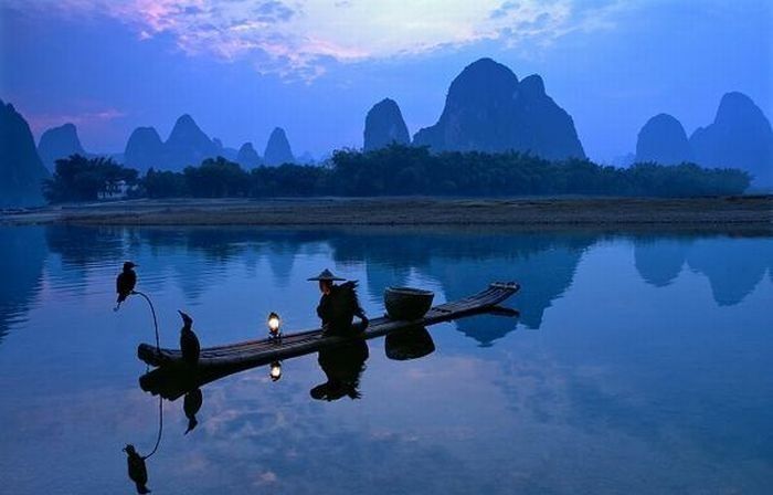 Lake landscape, China