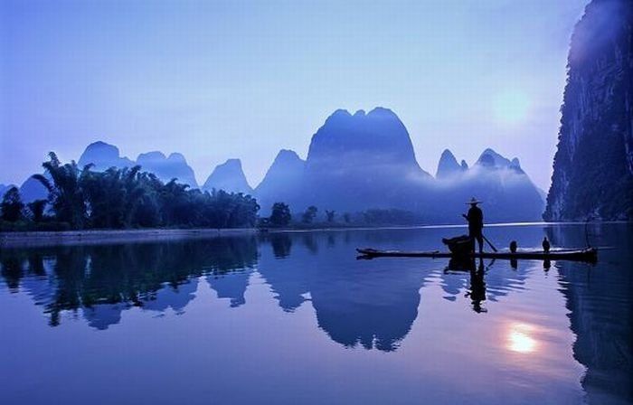 Lake landscape, China