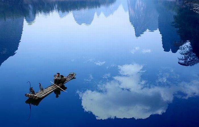 Lake landscape, China