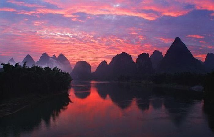 Lake landscape, China