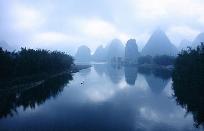 Lake landscape, China