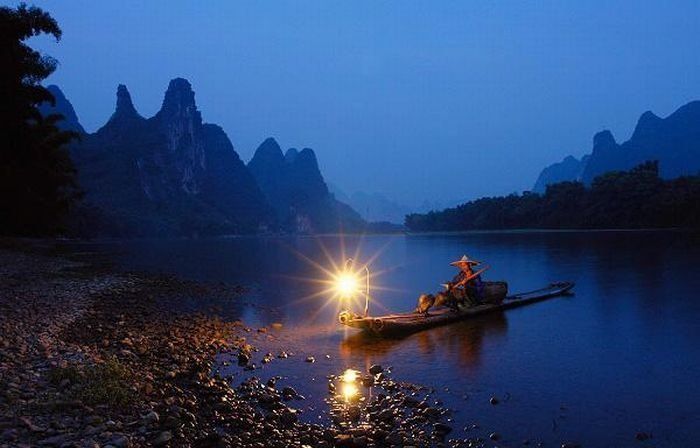 Lake landscape, China